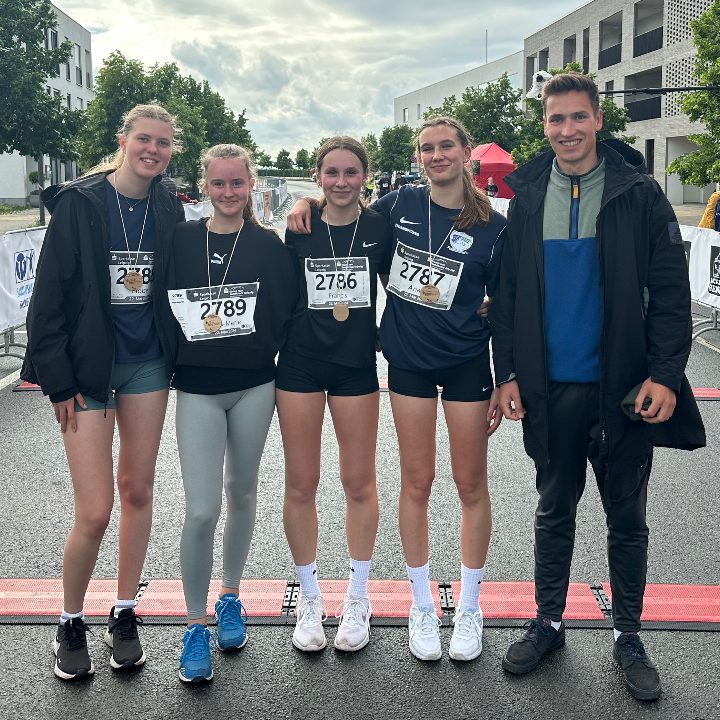 3. Platz unter den Mädchen-Teams beim Sparkassen Schüler Team Run